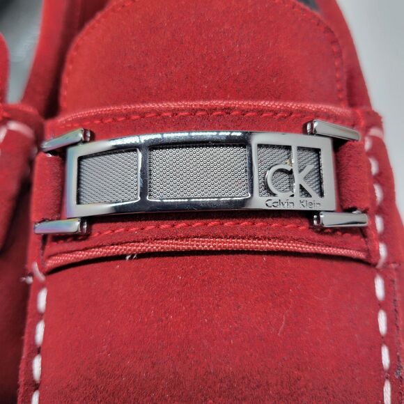 Calvin Klein Moby Red Driving Loafers Mens Size 10 M main image 7